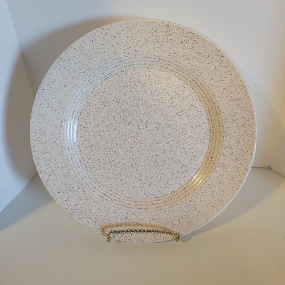 Vintage Homer Laughlin Set of 2 Country Sage Speckled Dinner Plates - Picture 1 of 5